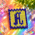 Large A Keychain