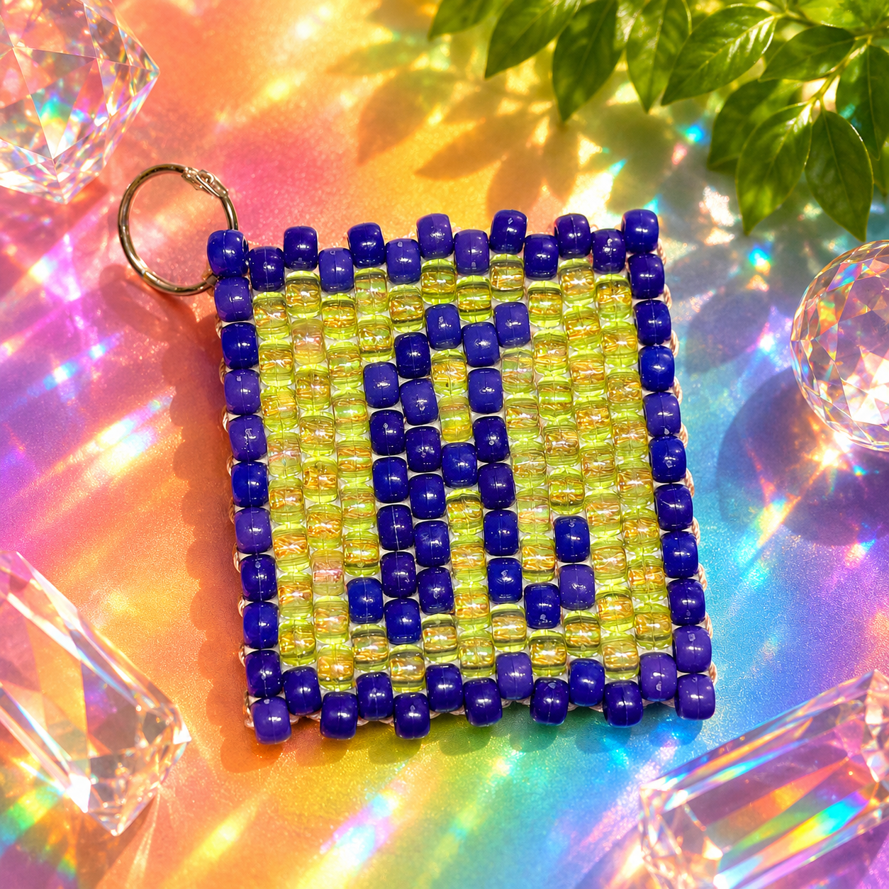 Large A Keychain