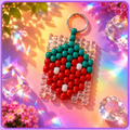 Strawberry keychain