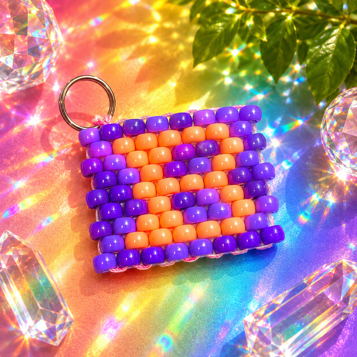 Small B Keychain