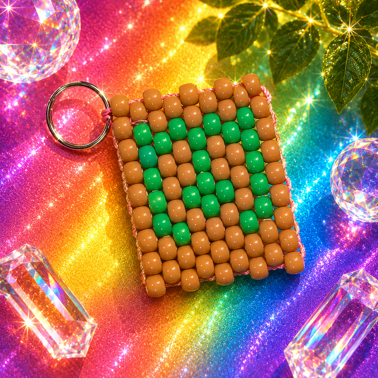 Small E keychain